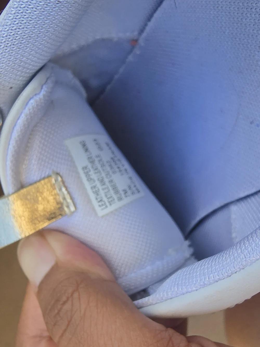 Tory Burch White Leather Sneakers with Gold Heel Detail